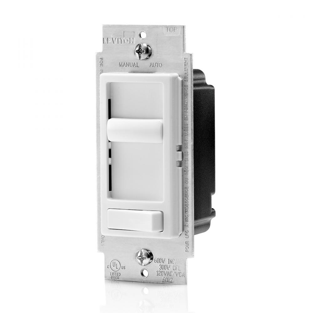 LED/CFL Universal Dimmer White (No Plate)<span class=' ItemWarning' style='display:block;'>Item is usually in stock, but we&#39;ll be in touch if there&#39;s a problem<br /></span>