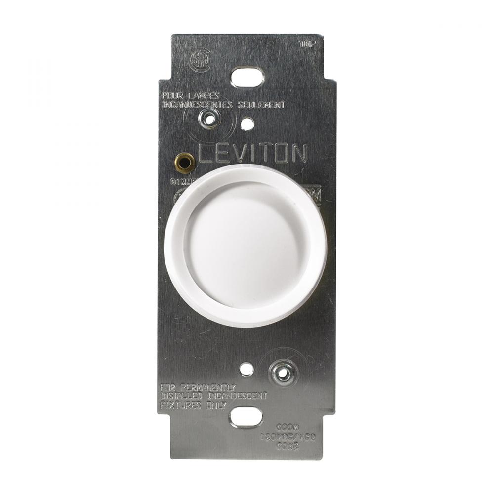 Rotary Dimmer White Led/Cfl Push On/Off 3Way 600W<span class=' ItemWarning' style='display:block;'>Item is usually in stock, but we&#39;ll be in touch if there&#39;s a problem<br /></span>