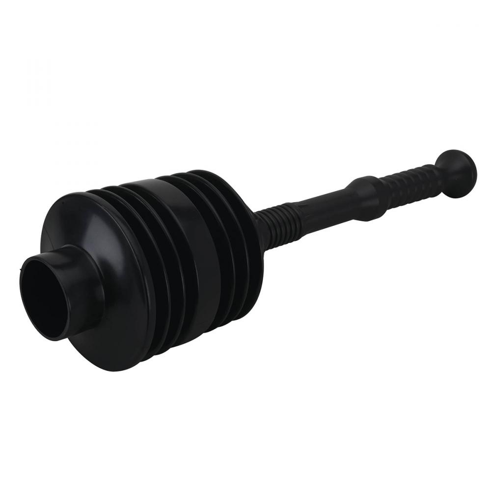 Toilet Plunger Bellows Design Plastic Black with 12in Handle<span class=' ItemWarning' style='display:block;'>Item is usually in stock, but we&#39;ll be in touch if there&#39;s a problem<br /></span>