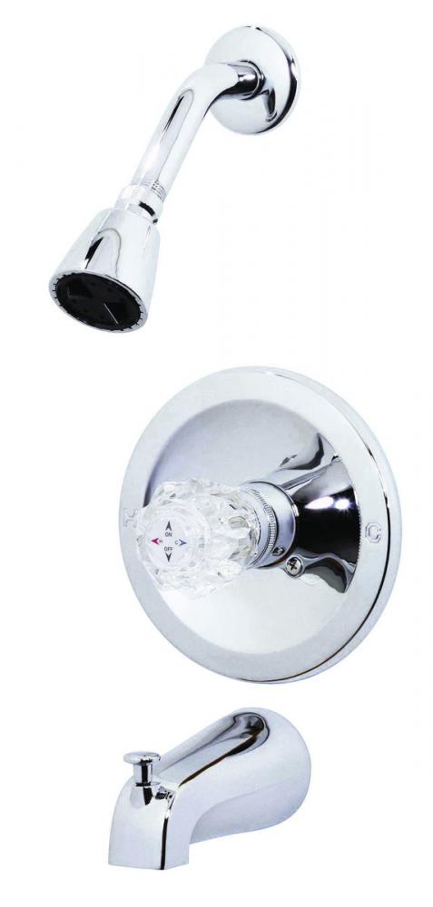 Single Handle Tub & Shower Faucet<span class=' ItemWarning' style='display:block;'>Item is usually in stock, but we&#39;ll be in touch if there&#39;s a problem<br /></span>