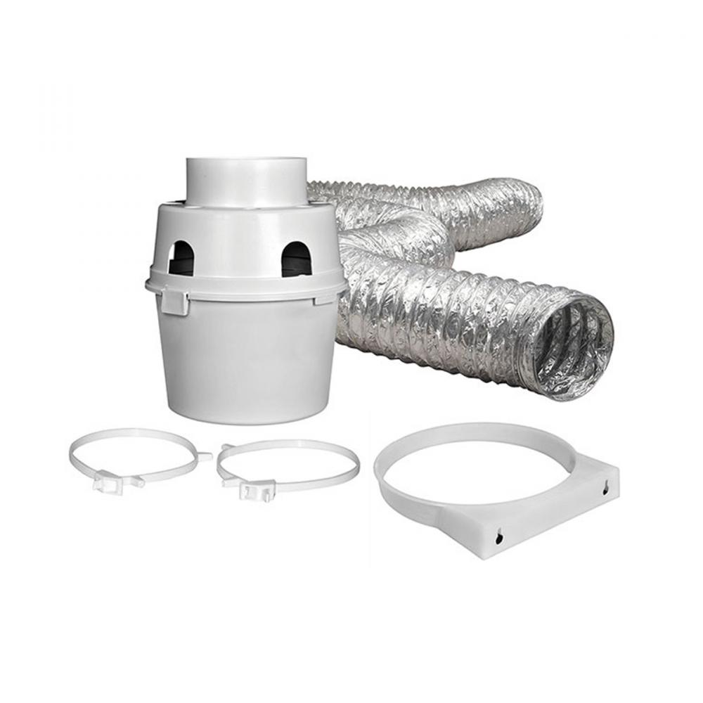 Indoor Aluminum Electric Dryer Vent Kit 4&#34; x 5ft<span class=' ItemWarning' style='display:block;'>Item is usually in stock, but we&#39;ll be in touch if there&#39;s a problem<br /></span>