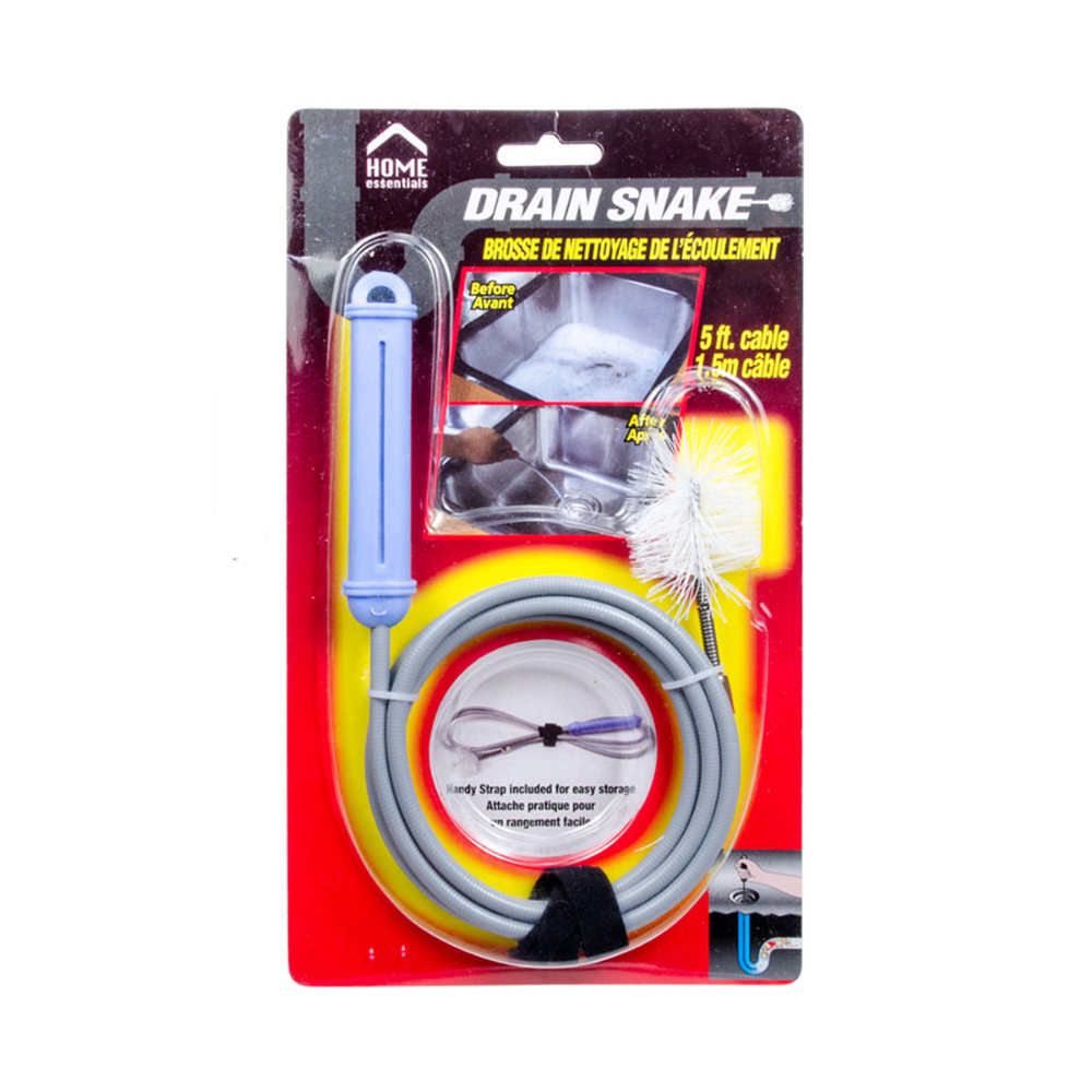 Sink and Drain Snake With Unclogging Brush 5&#39;<span class=' ItemWarning' style='display:block;'>Item is usually in stock, but we&#39;ll be in touch if there&#39;s a problem<br /></span>