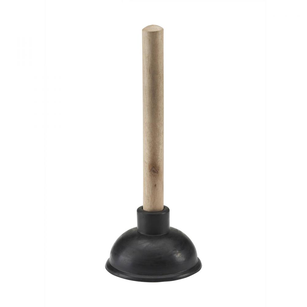 Drain Plunger Mini Force-cup Style 4in cup with 9in Wood Handle<span class=' ItemWarning' style='display:block;'>Item is usually in stock, but we&#39;ll be in touch if there&#39;s a problem<br /></span>