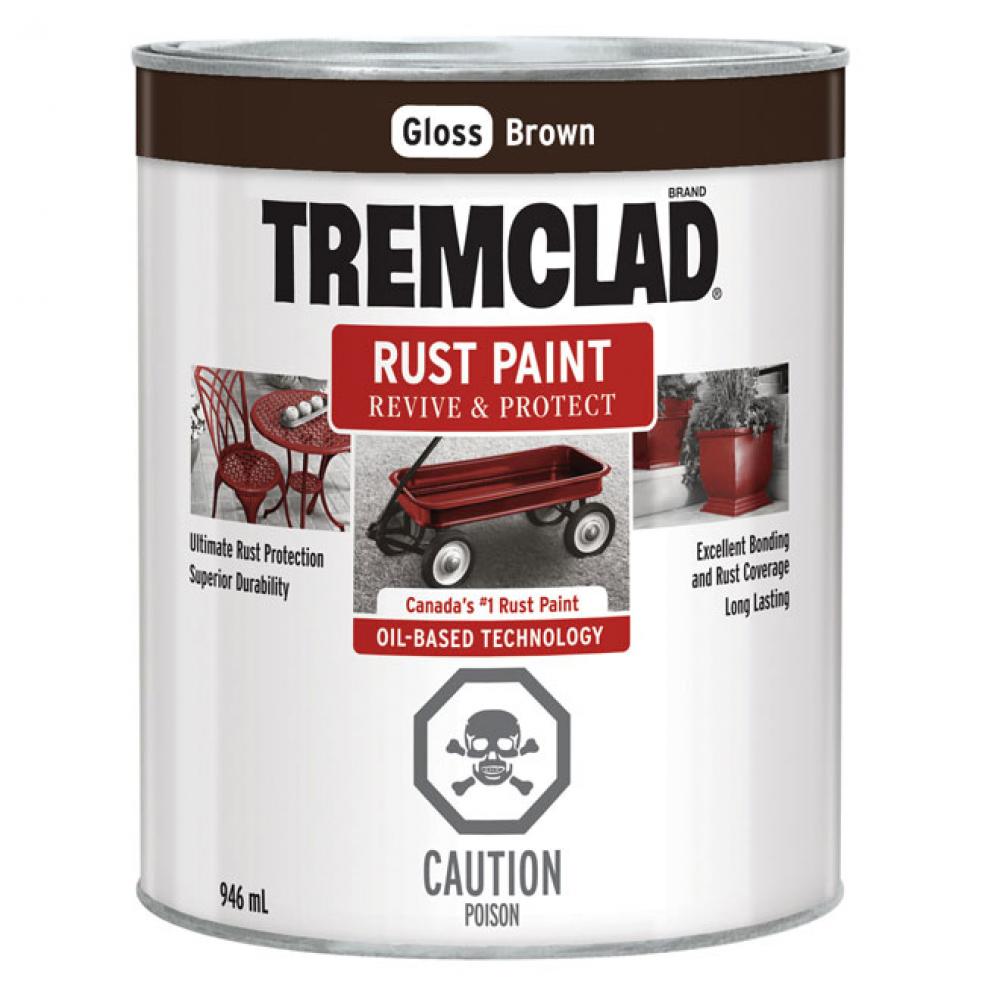 Rust Paint Oil Based 946ml  Brown<span class=' ItemWarning' style='display:block;'>Item is usually in stock, but we&#39;ll be in touch if there&#39;s a problem<br /></span>