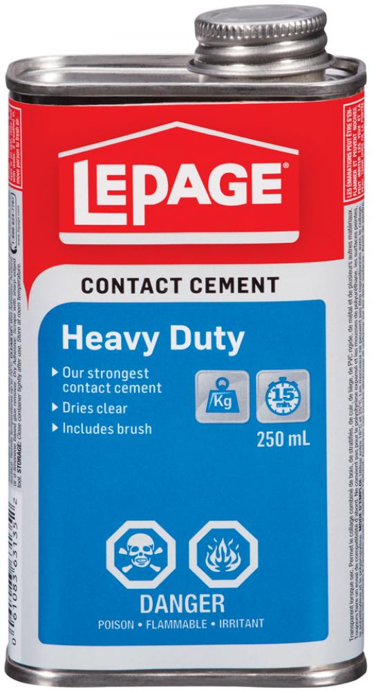 Heavy Duty Contact Cement With Brush 250ml<span class=' ItemWarning' style='display:block;'>Item is usually in stock, but we&#39;ll be in touch if there&#39;s a problem<br /></span>