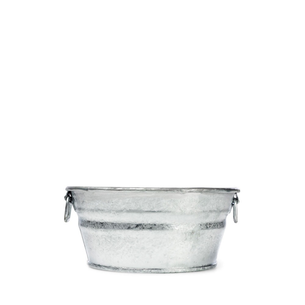 Wash Tub Mini Round Low Flat Hot Dipped Steel .95L/1Qt<span class=' ItemWarning' style='display:block;'>Item is usually in stock, but we&#39;ll be in touch if there&#39;s a problem<br /></span>