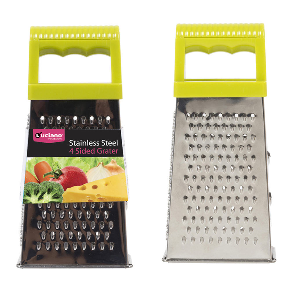 Stainless Steel Four-sided Grater 7.25in<span class=' ItemWarning' style='display:block;'>Item is usually in stock, but we&#39;ll be in touch if there&#39;s a problem<br /></span>