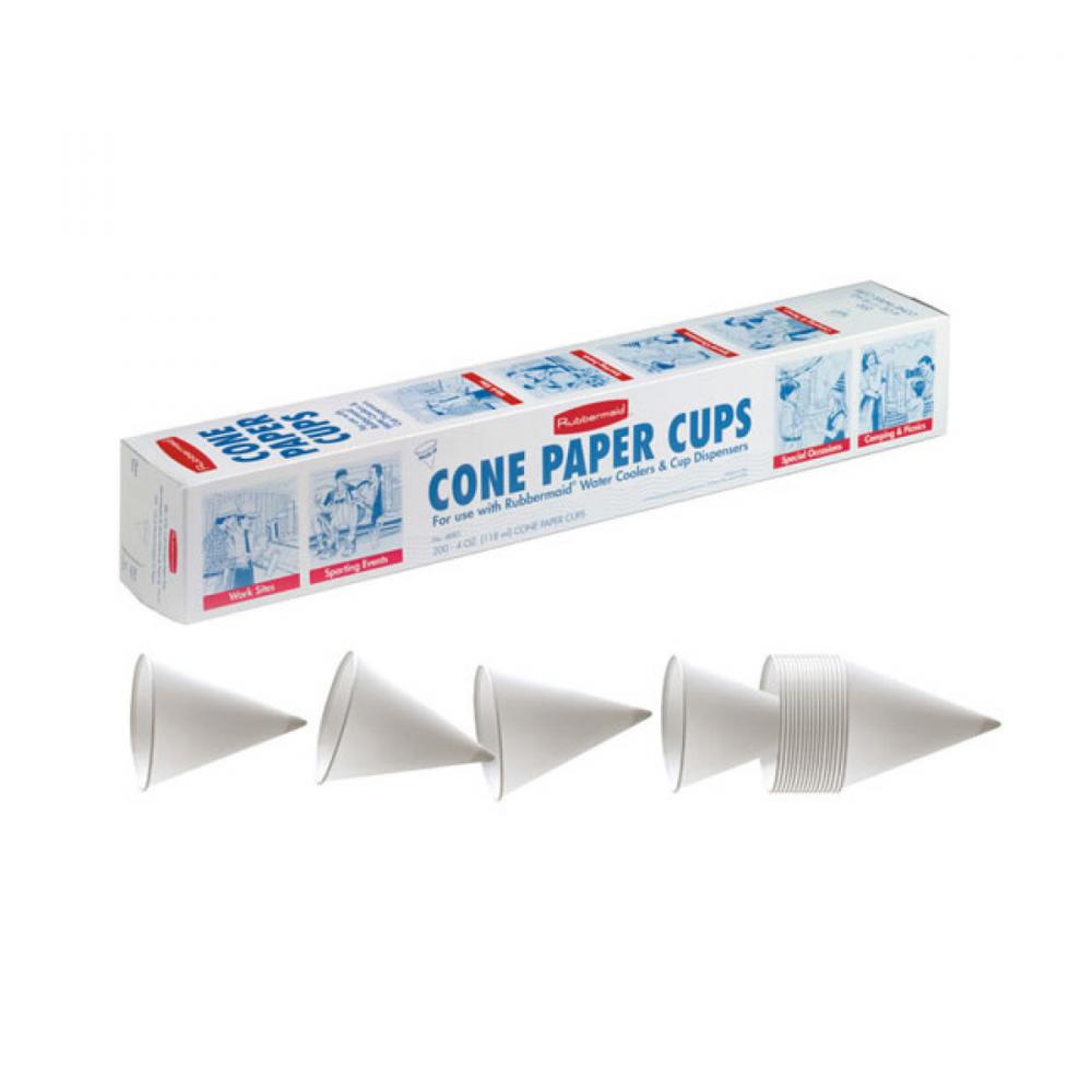 Disposable Cone Paper Cups 4oz 200Per Sleeve<span class=' ItemWarning' style='display:block;'>Item is usually in stock, but we&#39;ll be in touch if there&#39;s a problem<br /></span>