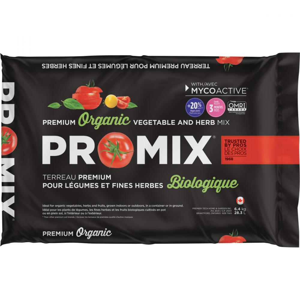 PRO-MIX Organic Vegetable and Herb Mix OMRI 28.3l<span class=' ItemWarning' style='display:block;'>Item is usually in stock, but we&#39;ll be in touch if there&#39;s a problem<br /></span>