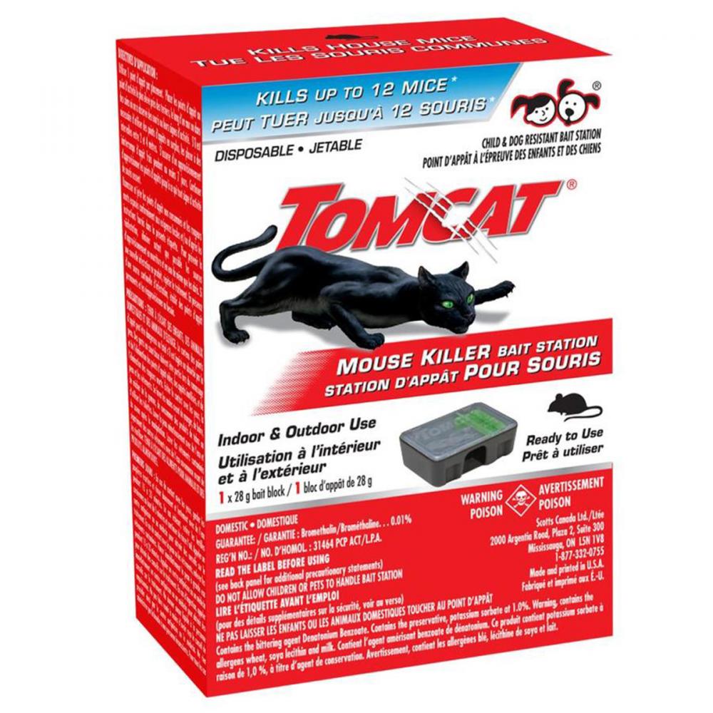 Tomcat Mouse Killer Disposable Bait Station 28g<span class=' ItemWarning' style='display:block;'>Item is usually in stock, but we&#39;ll be in touch if there&#39;s a problem<br /></span>