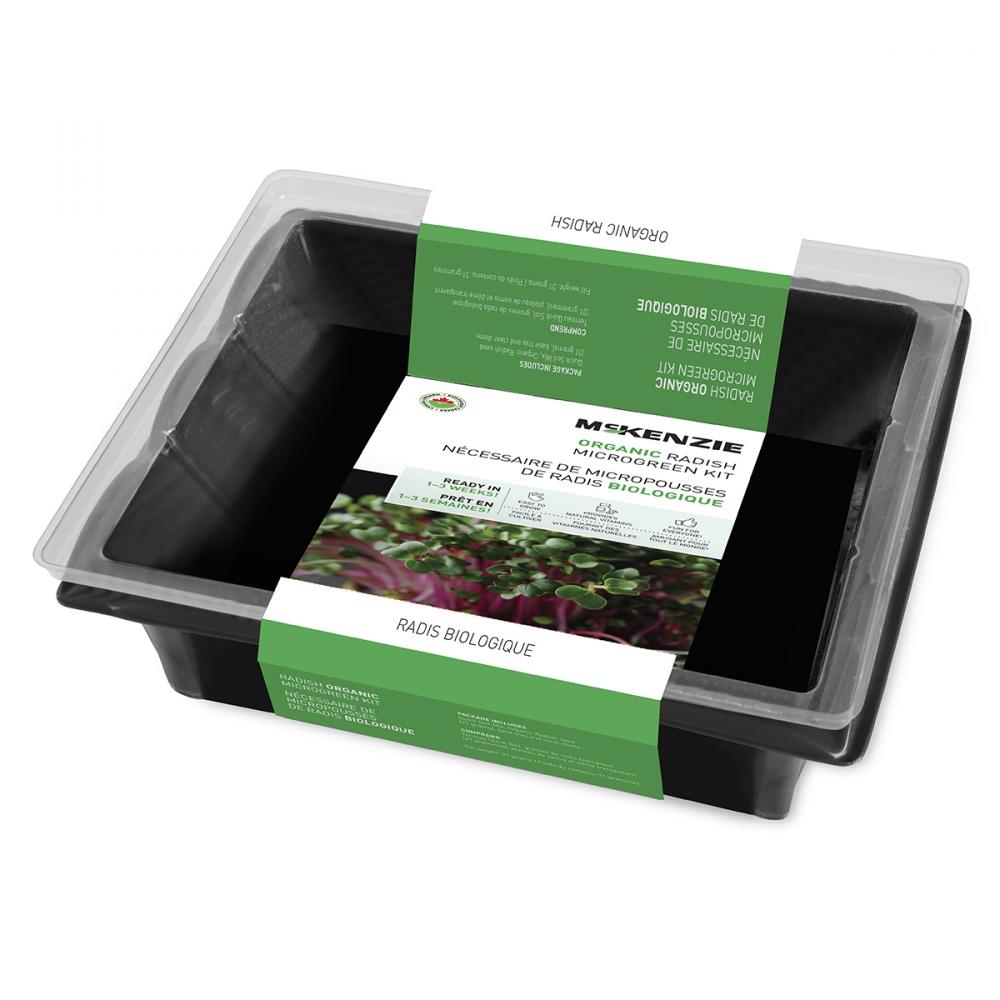 Organic Radish Micro Greens Growing Kit<span class=' ItemWarning' style='display:block;'>Item is usually in stock, but we&#39;ll be in touch if there&#39;s a problem<br /></span>