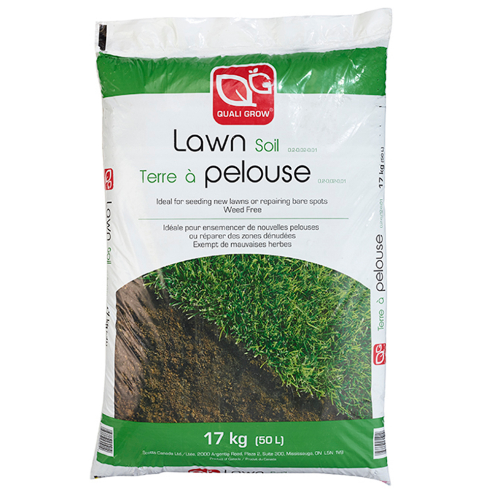 Quali Grow Lawn Soil Enriched 0.2-0.02-0.01  50L<span class=' ItemWarning' style='display:block;'>Item is usually in stock, but we&#39;ll be in touch if there&#39;s a problem<br /></span>