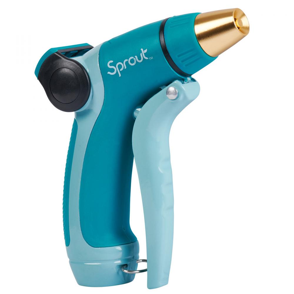 Sprout Hose Nozzle Sprayer Metal Front Trigger Adj Pattern Gooseberry Green<span class=' ItemWarning' style='display:block;'>Item is usually in stock, but we&#39;ll be in touch if there&#39;s a problem<br /></span>