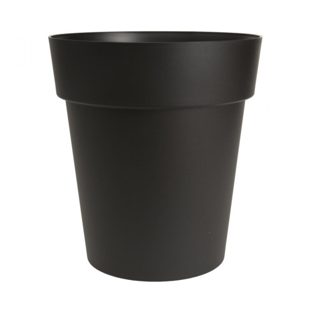 Viva Self-Watering Planter Plastic Round 13x14.5in Black<span class=' ItemWarning' style='display:block;'>Item is usually in stock, but we&#39;ll be in touch if there&#39;s a problem<br /></span>