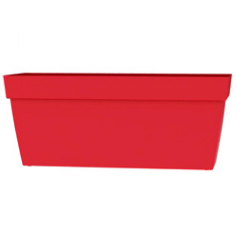 Viva Self-Watering Planter Plastic Rectangular 30x9x10in Red<span class=' ItemWarning' style='display:block;'>Item is usually in stock, but we&#39;ll be in touch if there&#39;s a problem<br /></span>