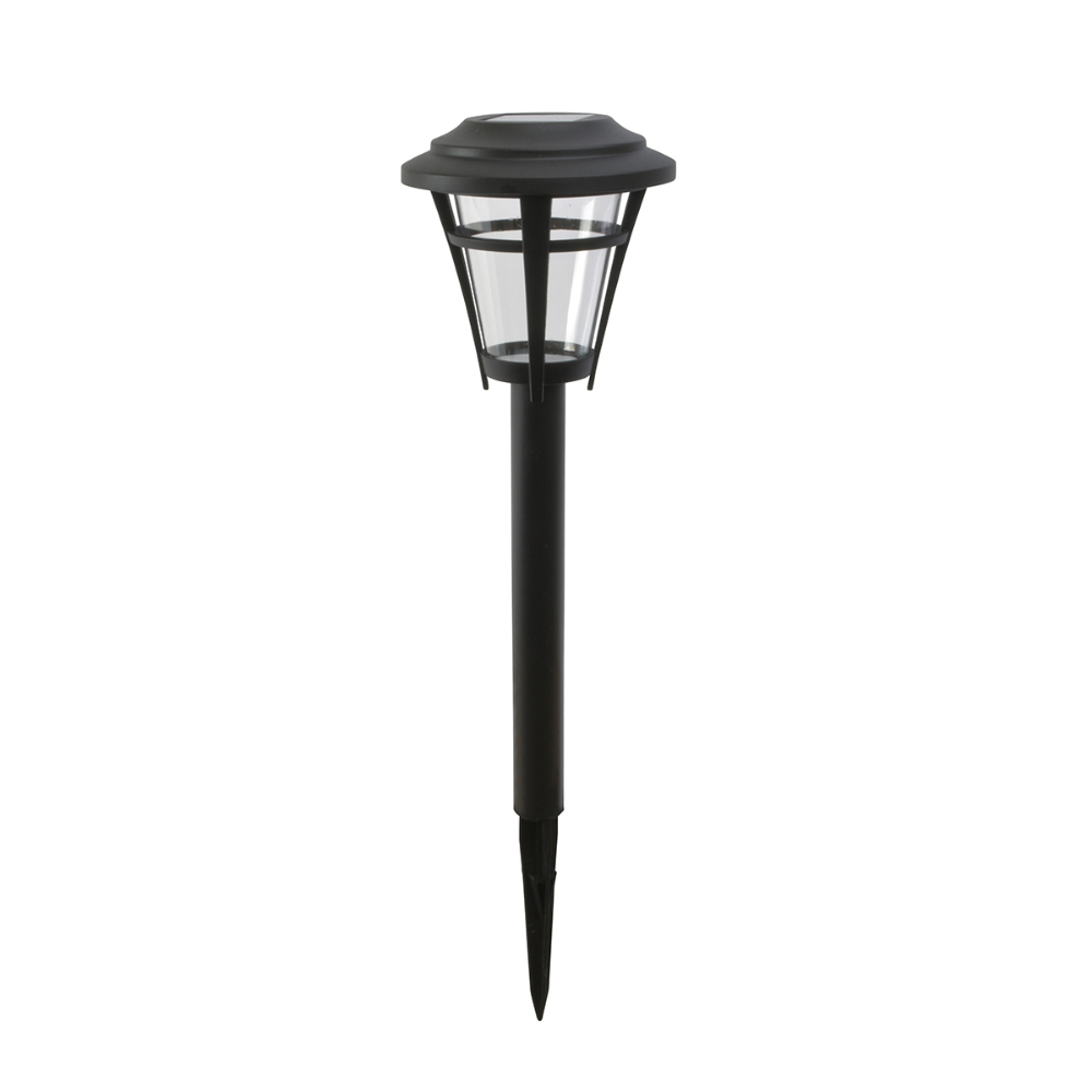 Solar Pathway Stake Lights Black 6pk<span class=' ItemWarning' style='display:block;'>Item is usually in stock, but we&#39;ll be in touch if there&#39;s a problem<br /></span>