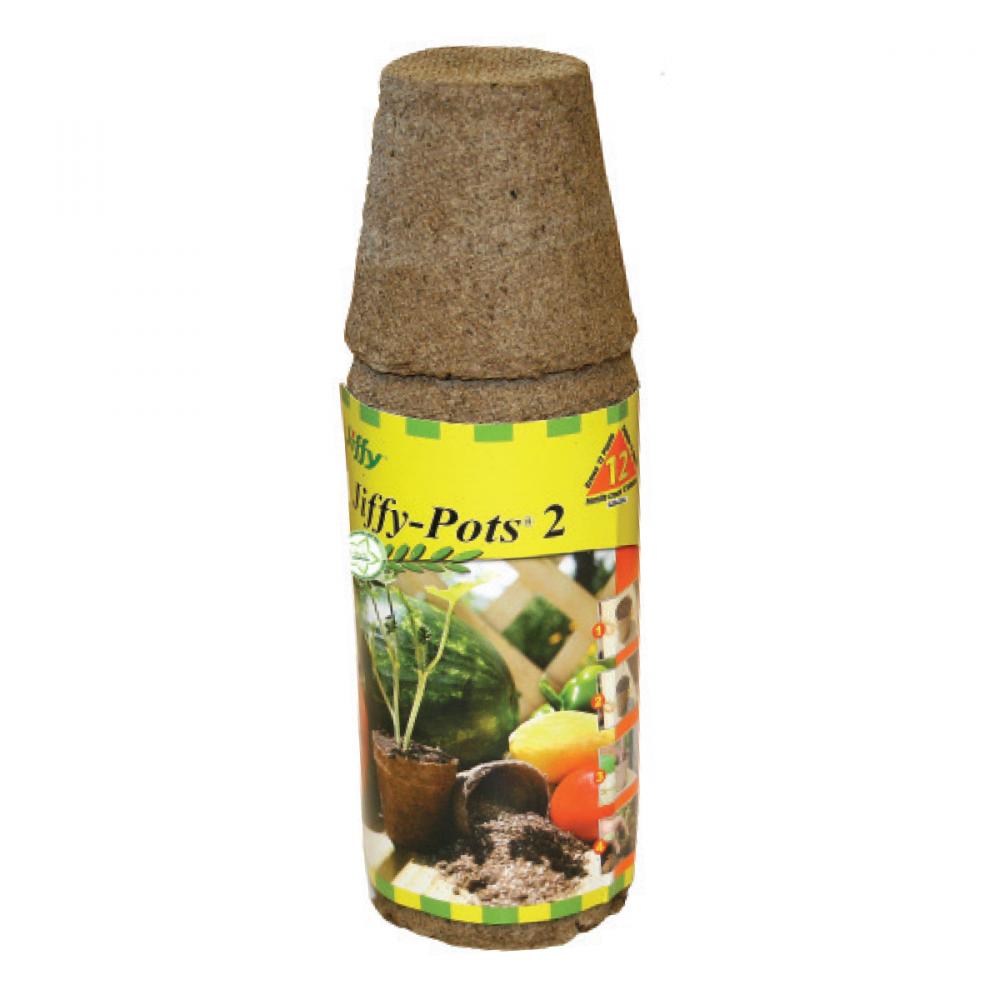 Jiffy Peat Moss Pots Round 2in 12Pk<span class=' ItemWarning' style='display:block;'>Item is usually in stock, but we&#39;ll be in touch if there&#39;s a problem<br /></span>