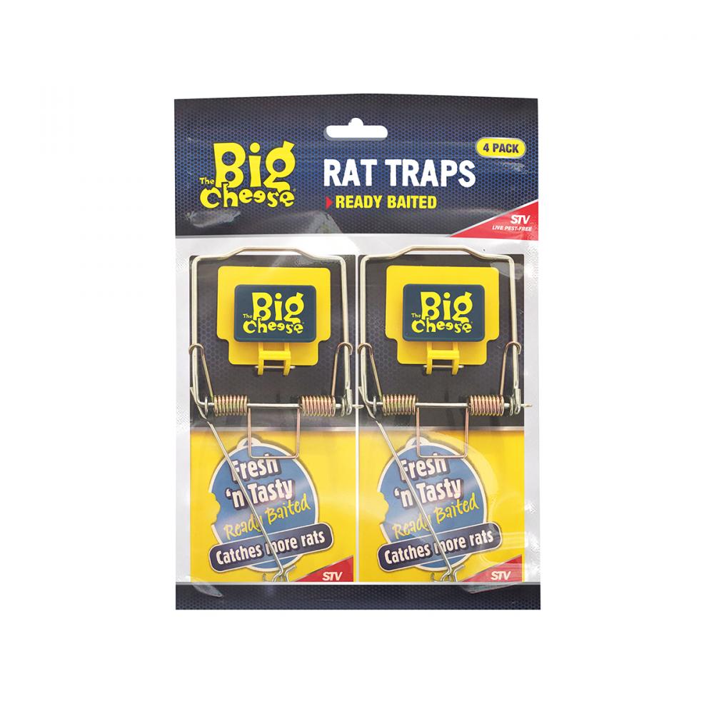 Rat Trap Baited Plastic 4pk<span class='Notice ItemWarning' style='display:block;'>Item has been discontinued<br /></span>