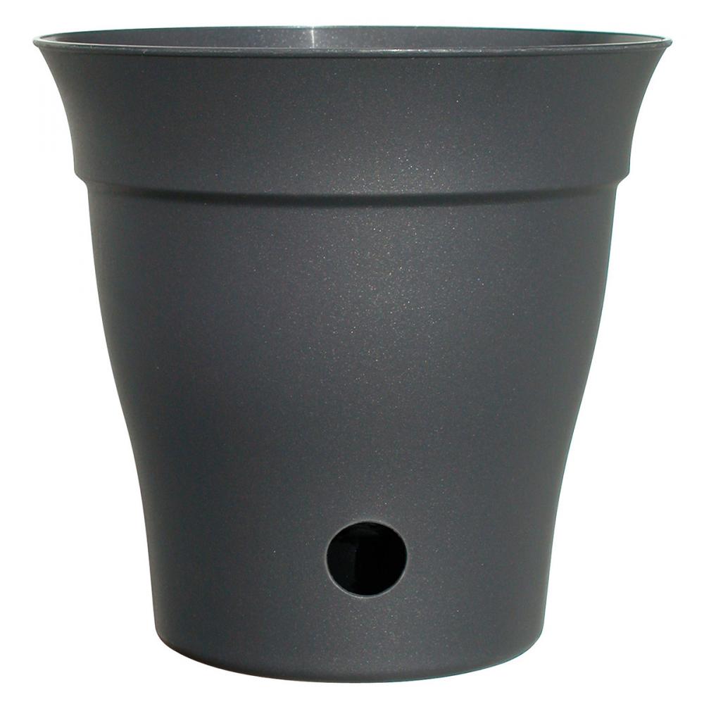 Contempra Pot With Inside Saucer Slate 10in<span class=' ItemWarning' style='display:block;'>Item is usually in stock, but we&#39;ll be in touch if there&#39;s a problem<br /></span>