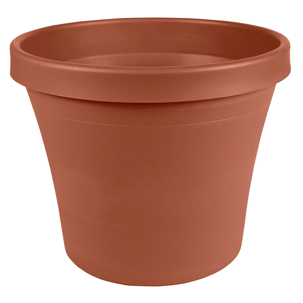 Terra Planter Plastic 8.5x7.2in Matte Terra Cotta<span class='Notice ItemWarning' style='display:block;'>Item has been discontinued<br /></span>