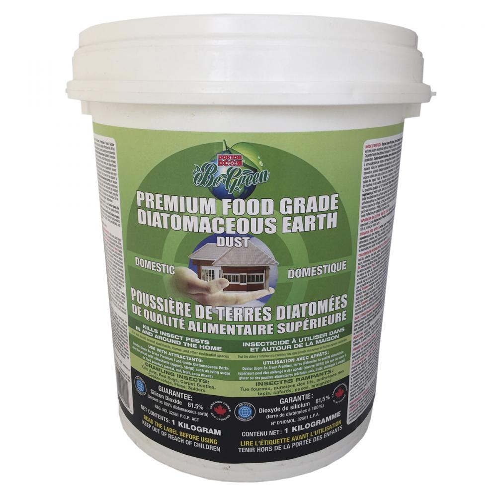 Be Green  Food Grade Diatomaceous Earth Insecticide 1Kg<span class=' ItemWarning' style='display:block;'>Item is usually in stock, but we&#39;ll be in touch if there&#39;s a problem<br /></span>