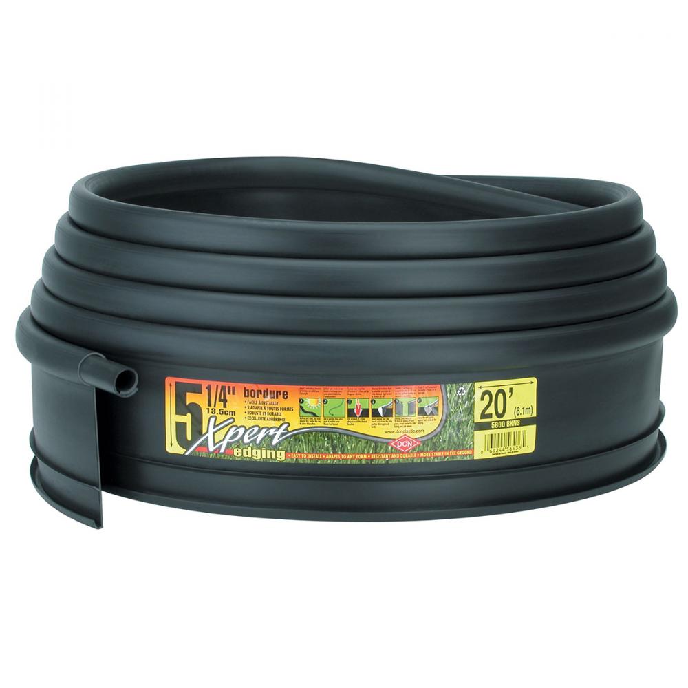 Lawn Edging Plastic Expert Designer 5-1/4in x 20ft Black<span class=' ItemWarning' style='display:block;'>Item is usually in stock, but we&#39;ll be in touch if there&#39;s a problem<br /></span>