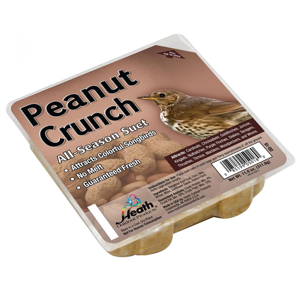 Suet Cake All Season Peanut Crunch 11.25oz<span class=' ItemWarning' style='display:block;'>Item is usually in stock, but we&#39;ll be in touch if there&#39;s a problem<br /></span>