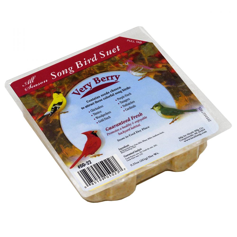 Suet Cake Songbird Very Berry 9.25oz<span class=' ItemWarning' style='display:block;'>Item is usually in stock, but we&#39;ll be in touch if there&#39;s a problem<br /></span>