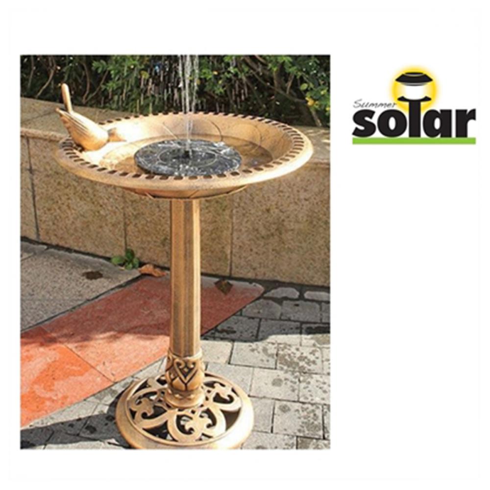 Plastic Bird Bath with Bird Décor and Solar Fountain 24in<span class=' ItemWarning' style='display:block;'>Item is usually in stock, but we&#39;ll be in touch if there&#39;s a problem<br /></span>