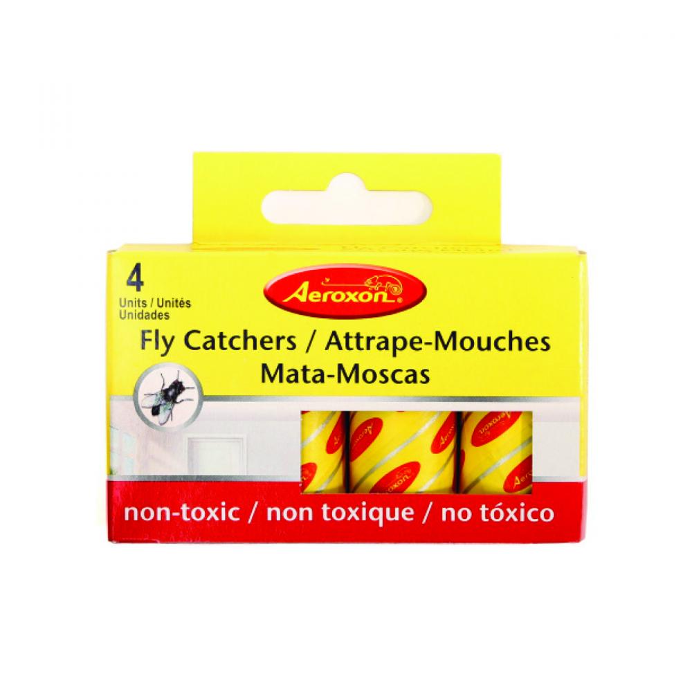 Aeroxon Fly Catcher Glue Ribbons 4PK<span class=' ItemWarning' style='display:block;'>Item is usually in stock, but we&#39;ll be in touch if there&#39;s a problem<br /></span>