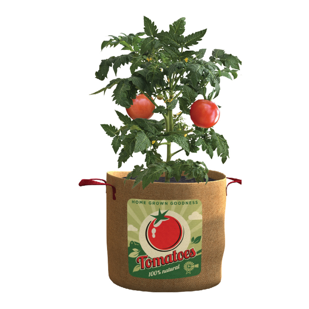 Burlap Grow Bag for Tomatoes 20-gallon 20inD x 14.5inH Natural<span class=' ItemWarning' style='display:block;'>Item is usually in stock, but we&#39;ll be in touch if there&#39;s a problem<br /></span>