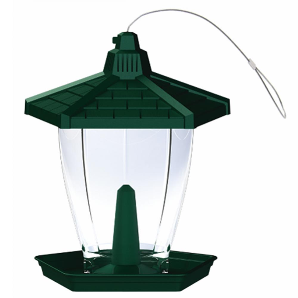 Wild Bird Feeder Plastic Chalet Sure-Lock Holds 1.25Lb of Seeds<span class='Notice ItemWarning' style='display:block;'>Item has been discontinued<br /></span>