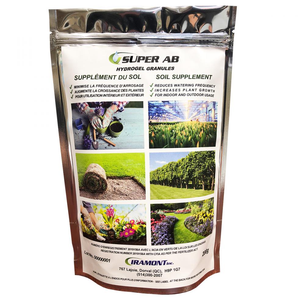 SuperAb Water Absorbing Polymer Granules for Soils 200g<span class=' ItemWarning' style='display:block;'>Item is usually in stock, but we&#39;ll be in touch if there&#39;s a problem<br /></span>