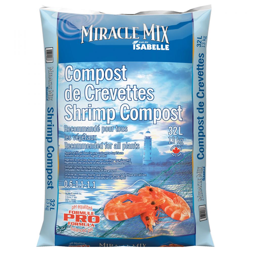 Miracle Mix Shrimp Compost 32L<span class=' ItemWarning' style='display:block;'>Item is usually in stock, but we&#39;ll be in touch if there&#39;s a problem<br /></span>