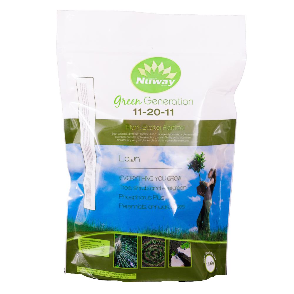 Green Generation Starter Fertilizer for Lawns & Plants 11-20-11 6Kg<span class=' ItemWarning' style='display:block;'>Item is usually in stock, but we&#39;ll be in touch if there&#39;s a problem<br /></span>