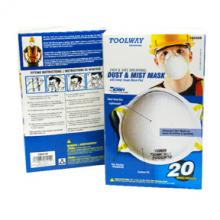 Toolway 105509 - 20 PC Dust Mask 3 ply H/D