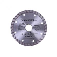 Toolway 120638 - Diamond Saw Blade 4½" 3pc set (Segmented Continuous Turbo & Continuous Rims) DRYWETTURBO