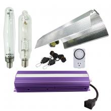 Toolway 182501 - Grow Light Kit HPS & MH with Wing Reflector 1000W Volt Switchable Ballast 48in