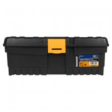 Toolway 187021 - Plastic Toolbox Without Tray 16in Black/Orange