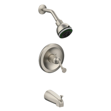 Toolway 188321 - Tub & Shower Faucet 1-Handle Brushed Nickel