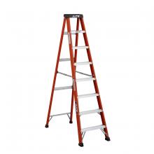 Toolway 590897 - LP-90897 Extra Hd Fiberglass Stepladder 8ft