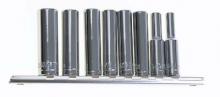 Toolway 701429 - Socket Set 9pc ¼in Dr. (Deep) SAE