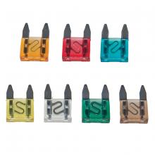 Toolway 720129 - 15 pc Mini Auto Plug-In Fuses