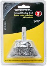 Toolway 733345 - Crimped Wire Cup Brush 3in Shank 1/4in