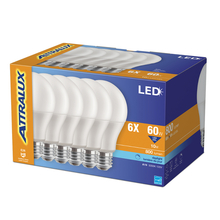 Toolway 83060035 - Attralux Bulb A19 LED Dimmable 10W Daylight 6PK