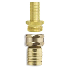 Toolway 88000458 - Brass Hose End Replacement Male & Female 1/2in