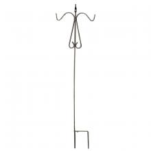 Toolway 88005517 - Garden Shepherd Hook Double Deluxe 84in Black