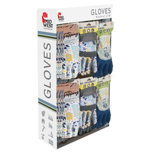 Toolway 88021115 - 60Pair Display Gloves Garden Ladies Performance & More 60M2CN(24), 65M2CN(24), 150M2CN(12)