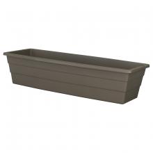 Toolway 88028214 - Futura Window Box Planter Plastic No bracket 18x6.75x4.5in Cappuccino