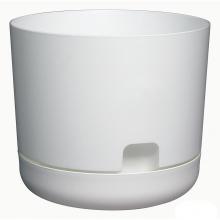 Toolway 88046809 - Oasis Self Watering Planter with Saucer Plastic 8in White